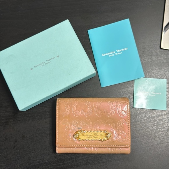Reserved for @chella55: Samantha Thavasa Pink and Gold Wallet - Picture 1 of 11
